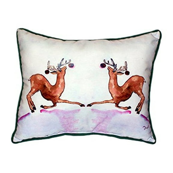 Betsy Drake ZP306 20 x 24 in. Dancing Deer Extra Large Zippered Pillow