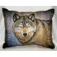 thumbnail image 1 of Betsy Drake ZP315 Grey Wolf Throw Pillow- 20 x 24 in., 1 of 3