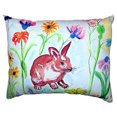 thumbnail image 1 of Betsy Drake ZP348 Dicks Blue Morpho Extra Large Zippered Pillow, 1 of 3