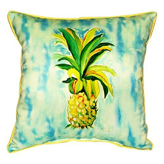 Betsy Drake ZP400 22 x 22 in. Pineapple Extra Large Zippered Pillow