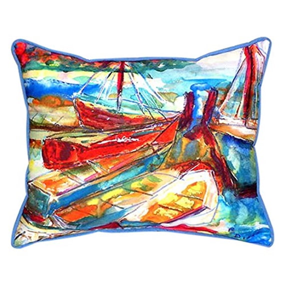 Betsy Drake ZP408 Betsys Marina Indoor & Outdoor Throw Pillow- 20 x 24 in.