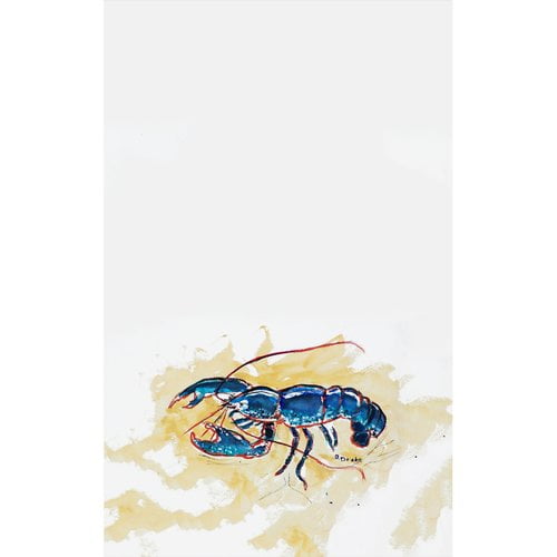 Betsy Drake Interiors Blue Lobster Kitchen Towel