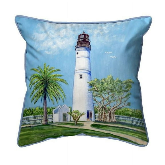 Betsy Drake ZP641 22 x 22 in. Key West Lighthouse Extra Large Zippered Pillow