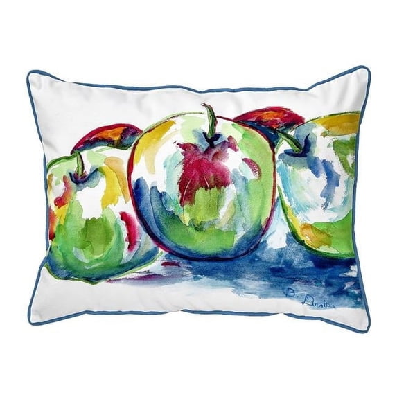 Betsy Drake ZP818 20 x 24 in. Three Apples Indoor & Outdoor Extra Large Pillow
