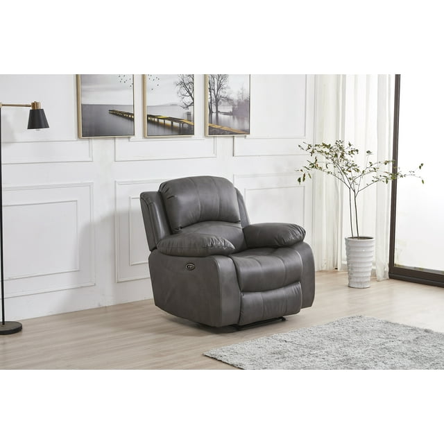 Betsy Furniture Bonded Leather Power Reclining Chair