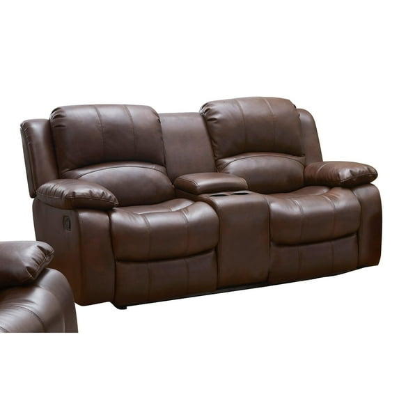 Betsy Furniture Bonded Leather Reclining Sofa Living Room Recliner