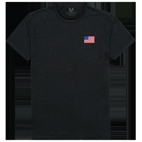 Betsy Ross 1 Relaxed Graphic Tee Shirt, Black - Large