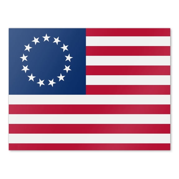Betsy Ross 1776 American Flag Home Business Office Sign