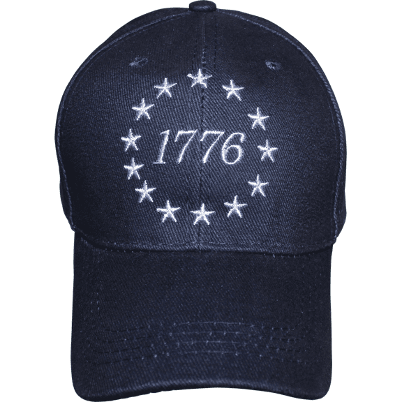 Betsy Ross 1776 Tactical President Blue Tactical Embroidered Hat Cap (Cotton)