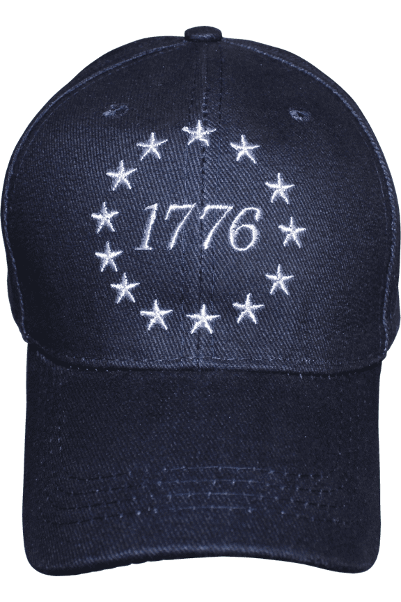 Betsy Ross 1776 Tactical President Blue Tactical Embroidered Hat Cap (Cotton)