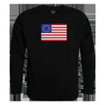 thumbnail image 1 of Betsy Ross 2 Graphic Crewneck Sweatshirt, Black - Extra Large, 1 of 1
