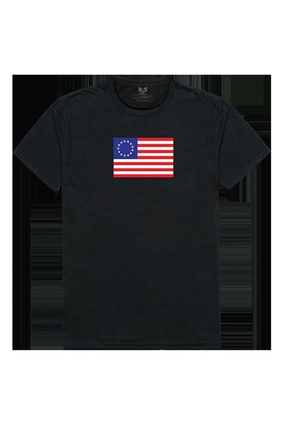 Betsy Ross 2 Relaxed Graphic Tee Shirt, Black - Small