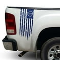 thumbnail image 1 of Betsy Ross Flag 1776 Distressed American USA US Flag Rear Truck Bed Vinyl Decal Sticker fits Most Pickup Trucks EUA Flag Rear Graphic Founding Fathers Flag 13 Stars (11" x 25", Cobalt Blue), 1 of 8