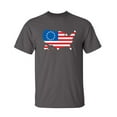 thumbnail image 1 of Betsy Ross USA Shaped Flag Sarcastic Humor Graphic Novelty Funny Tall T Shirt, 1 of 1