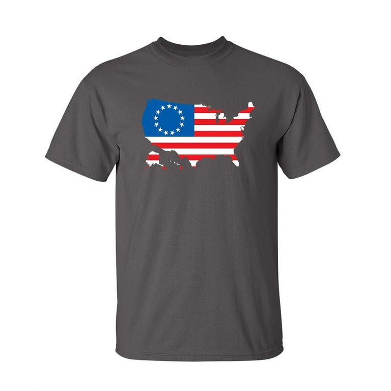 Stand Up For Usa Betsy Ross Flag Shirts | Vintage Betsy Ross T-Shirt Stand Up For Usa Betsy Ross Flag Shirts | Vintage Betsy Ross T-Shirt