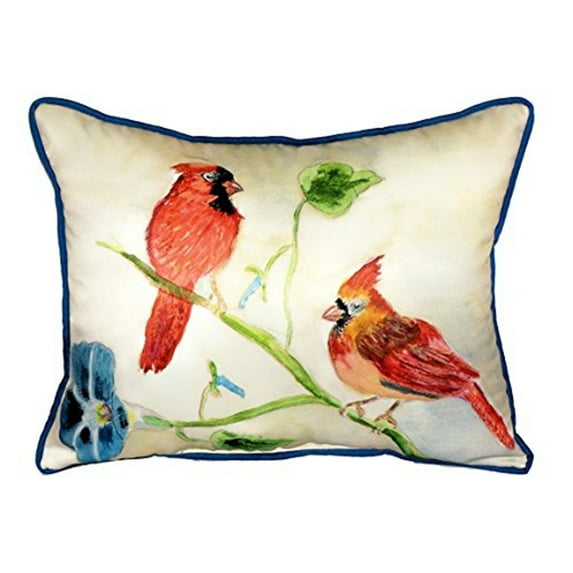 Betsy's Cardinals Large Indoor/Outdoor Pillow 16x20