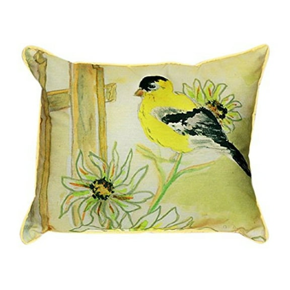 Betsy's Goldfinch Large Indoor/Outdoor Pillow 16x20