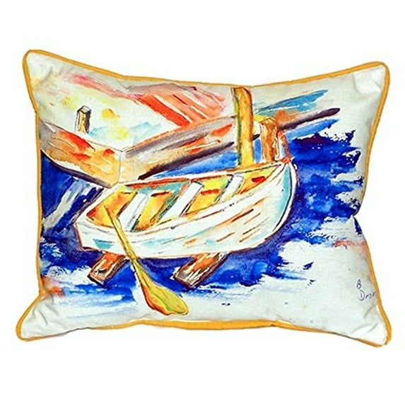 Betsy's Row Boat Large Indoor/Outdoor Pillow 16x20