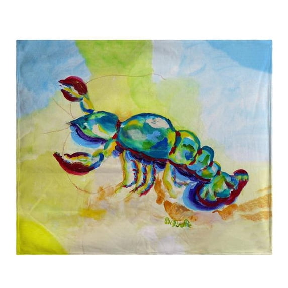Betsydrake BK1137 Colorful Lobster Throw