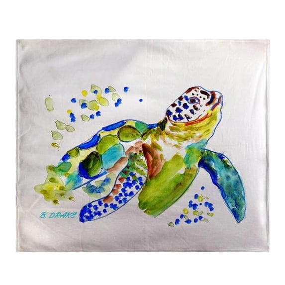 Betsydrake BK1170 Baby Sea Turtle Throw