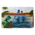 thumbnail image 1 of Betsy Drake Interiors Two Bikers Small Door Mat, 1 of 3