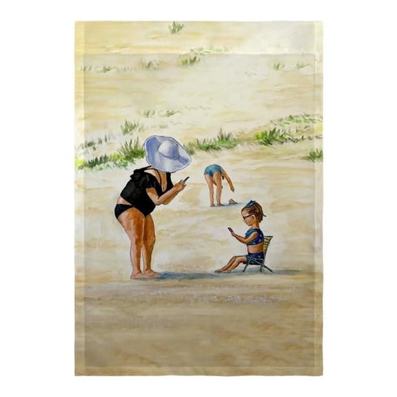 Betsydrake FL1160 12.5 x 18 in. Smile for Grandma Flag