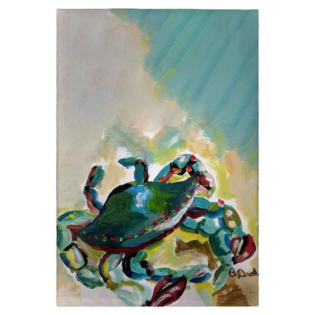 Betsy Drake GT145B M Wood Duck Script Guest Towel - 20 x 20 in. main image 1