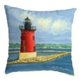 thumbnail image 1 of Betsydrake KS1179 Breakwater Lighthouse Noncorded Pillow - Small, 1 of 1