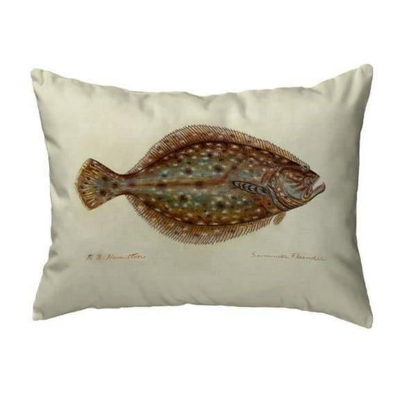 Betsydrake NC014R Flounder Right Noncorded Pillow - Large