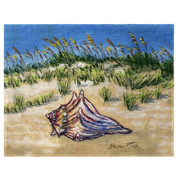 Betsydrake PM1167 14 x 18 in. Conch Found Place Mat - Set of 4