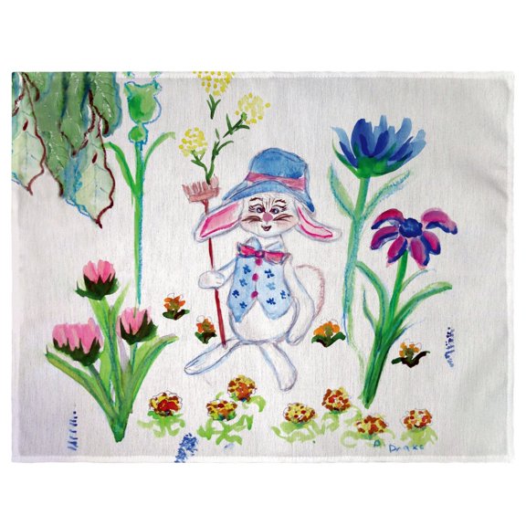 Betsy Drake Interiors Mrs. Farmer Rabbit Place Mat Set of 4