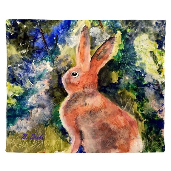 Betsydrake TP1174 24 x 30 in. Cottontail Rabbit Wall Hanging