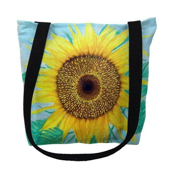 Betsydrake TY1003G 18 x 18 in. Dicks Sunflower Tote Bag - Large