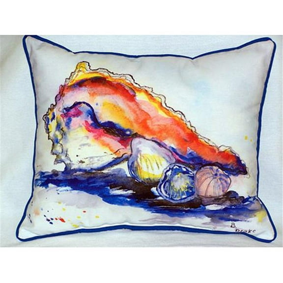 Betsys Conch Large Indoor & Outdoor Pillow - 16 x 20