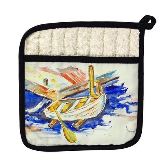 Betsys Row Boat Pot Holder
