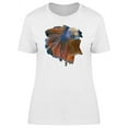 thumbnail image 1 of Betta Fish Frontview T-Shirt Women -Image by Shutterstock, Female XX-Large, 1 of 2