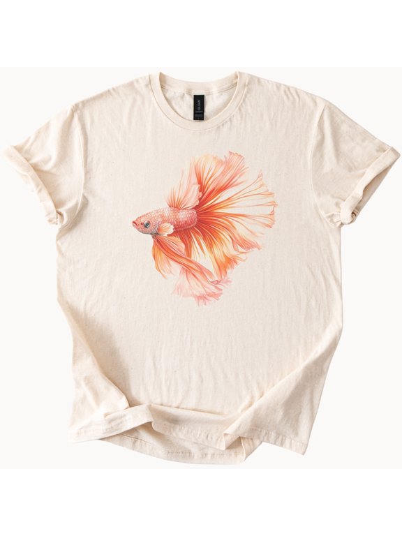 Betta Fish Siamese Fighting Fish Aquatic Graphic T-Shirt