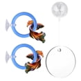 thumbnail image 1 of Betta Fish Tank Accessories Set with Mirror Floating Ball and Training Rings, Betta Aquarium Enrichment Toys Kit with Suction Cups Holder for Exercise Stimulation, 1 of 9