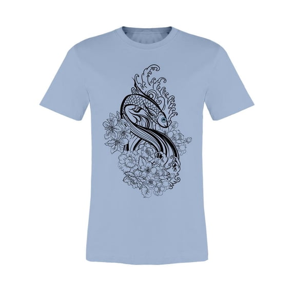 Betta Fish With Flowers Premium Tee Men's -Image by Shutterstock