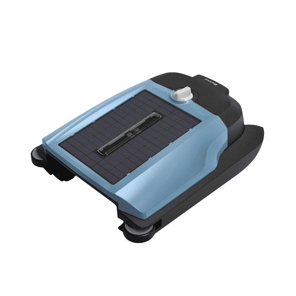 Betta Flex Solar-Powered Robotic Pool Skimmer  Cordless with Dual Cleaning Modes, Soft-Touch Pool Protection. Compatible with Infinity Edge, In-Ground & Above-Ground Pools (Blue)