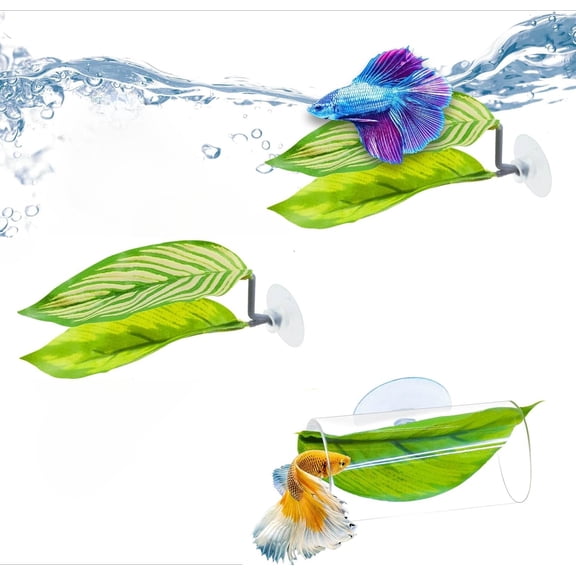 Betta Hammock Tube Tunnel for Betta Fish Set Tank Decorations(3PCS)