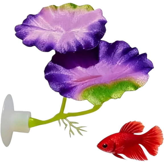 Betta Leaf Hammock Aquarium Decor Artificial Plant for Fish Tank