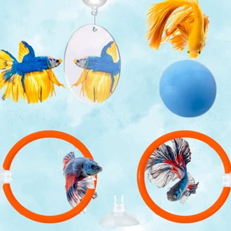 fish tank accessories for fish to play Decorations, Resin Aquarium Decor, Cool Robot Style, Small Large Tank Ornament Cave Small Betta Goldfish Shrimp to Swim, Hide, hiding spots Aquarium Floating Island with Artificial