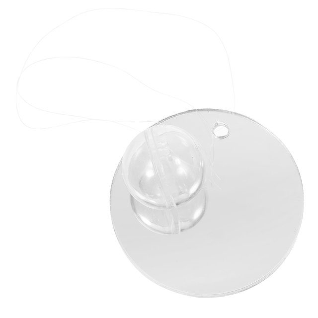 Betta Tank Mirror Acrylic Training Round Mirrors Floating for Toy Fish