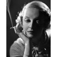 thumbnail image 1 of Bette Davis Portrait Chin Leaning on Hand with Cigarette in White Knitted Shirt Photo Print (8 x 10), 1 of 1