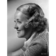 thumbnail image 1 of Bette Davis Portrait Side View smiling in Knitted Short Sleeve Shirt and Short Curls Photo Print (24 x 30), 1 of 1