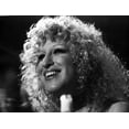 thumbnail image 1 of Bette Midler Portrait smiling Looking Up in White Short Sleeve Dress Photo Print (24 x 30), 1 of 1
