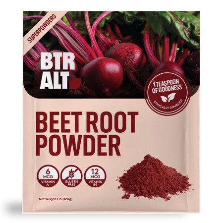 Better Alt Beet Root Powder, 100% Natural Nitric Oxide Booster, 112 Servings, 1 Count per Pack,1lb