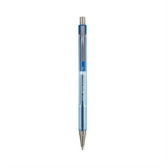 Better Ballpoint Pen, Retractable, Fine 0.7 Mm, Blue Ink, Translucent Blue Barrel, Dozen | Bundle of 2 Dozen