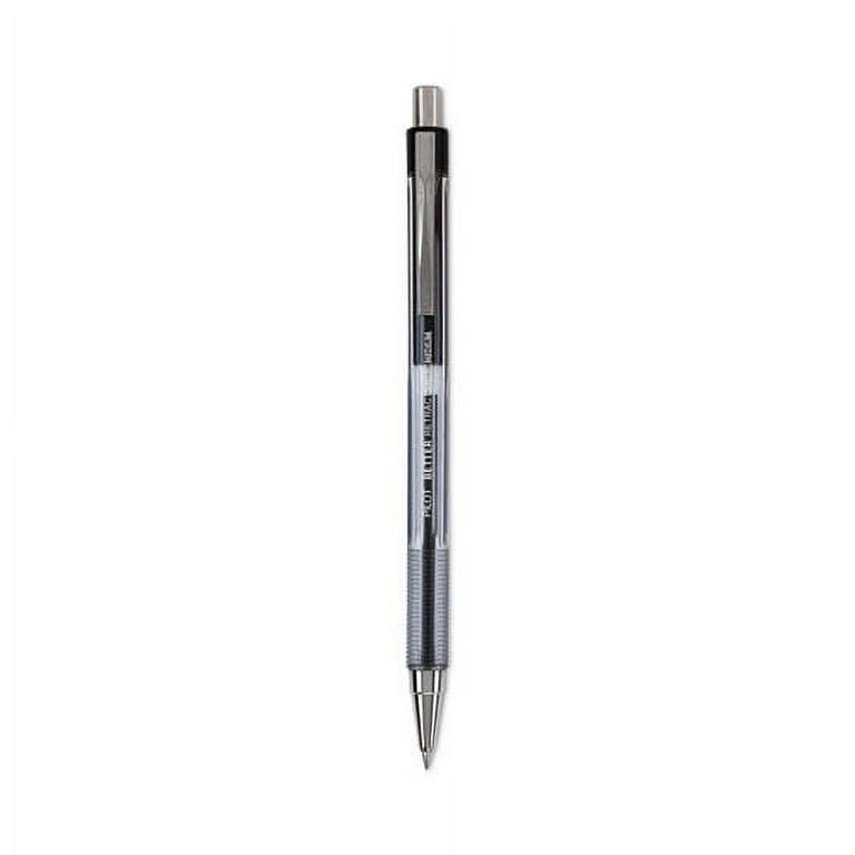 Better Ballpoint Pen, Retractable, Medium 1 mm, Black Ink, Smoke Barrel, Dozen Better Ballpoint Pen, Retractable, Medium 1 mm, Black Ink, Smoke Barrel, Dozen